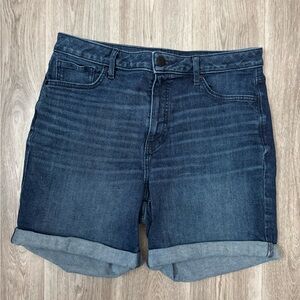 Simply Vera Vera Wang Dark Blue Jean Shorts
